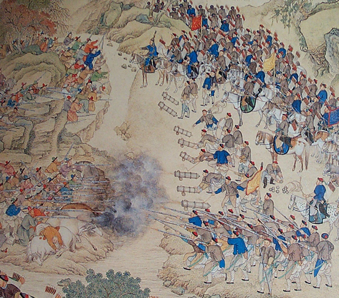 Сражение_при_Ешилькуле,_1759,_уйгуры-кашкарцыvsманьчжуро-монголы-ханьцы.jpg