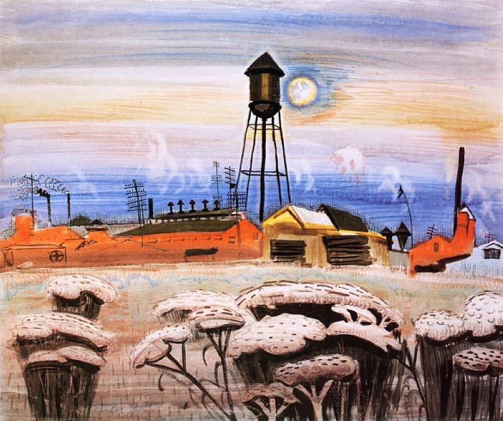 Чарлз Берчфилд.nevsepic.com.ua_watertower-and-queen-anns-lace-1917.jpg