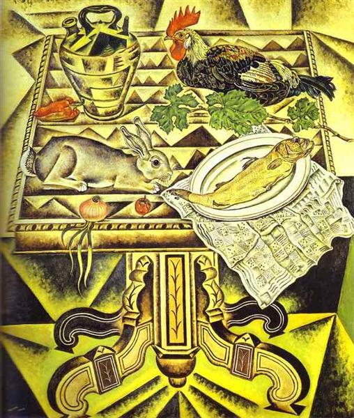 жоан мироthe-table-still-life-with-rabbit.jpg!Large.jpg