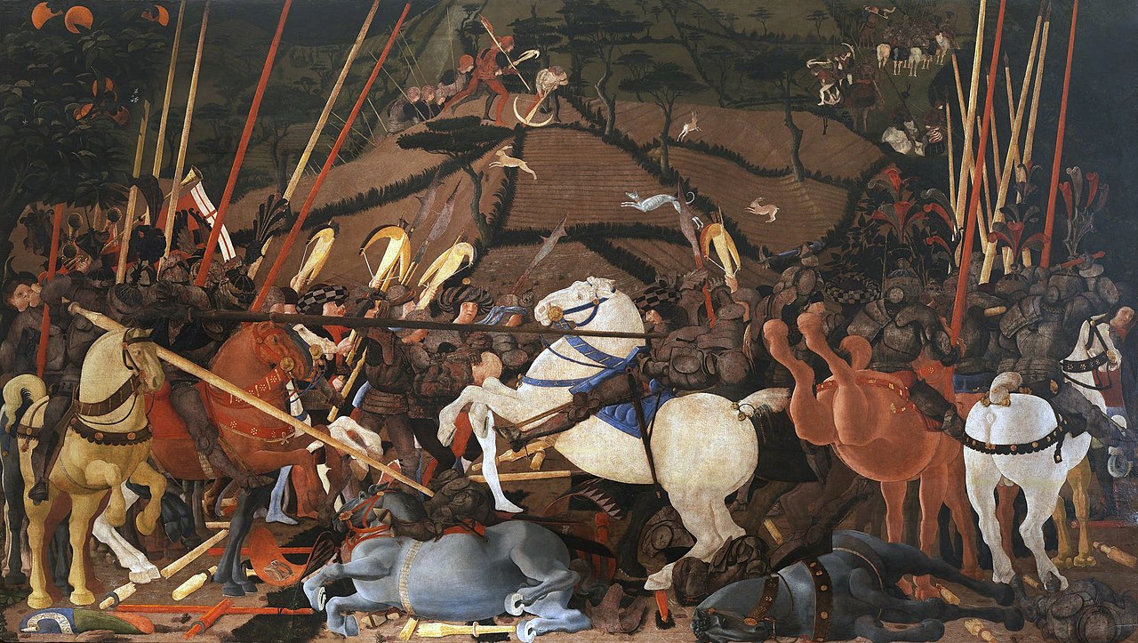 учелло1280px-La_batalla_de_San_Romano,_por_Paolo_Uccello.jpg