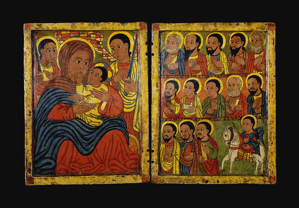 эф Fre_Seyon_-_Diptych_with_Mary_and_Her_Son_Flanked_by_Archangels,_.jpg