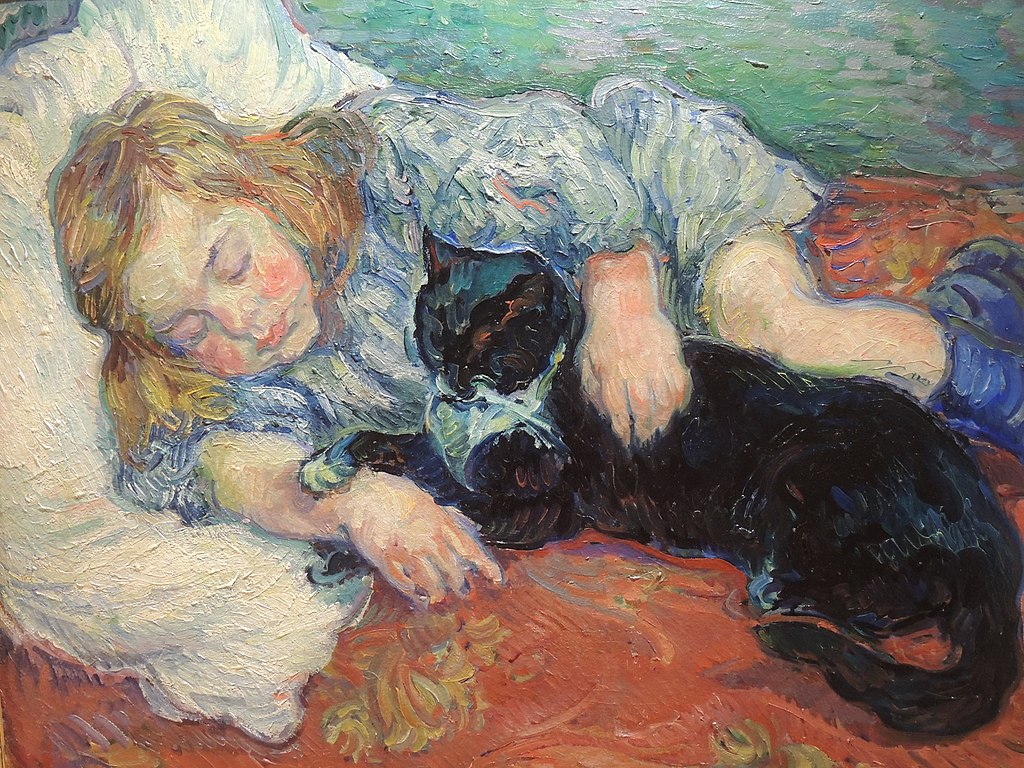 1024px-Enfant_et_chat_endormi_(Tarkhov).jpg