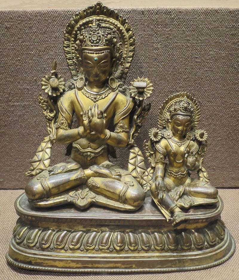 '16Bodhisattva_Manjusri_and_Prajnaparamita',_Nepal,_c._1575,_Norton_Simon_Museum.JPG