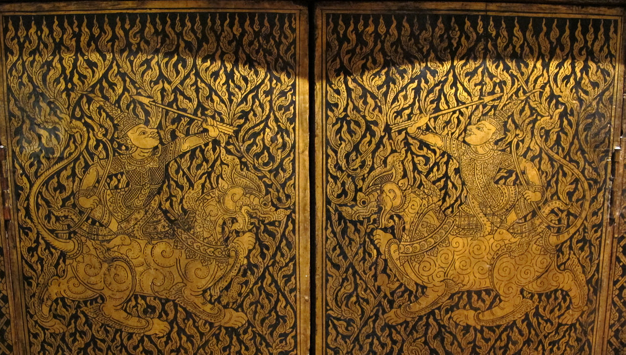 19Thailandia,_armadio_laccato_e_dorato,_arte_di_bangkok,_xix_sec_03.JPG