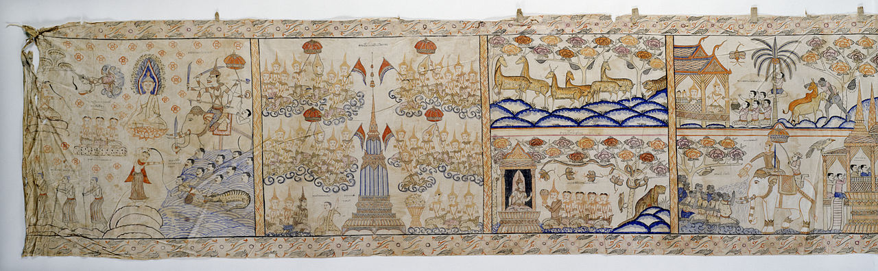 20 Thai_-_Vessantara_Jataka,_Narrative_Scroll_-_Walters_35256_-_View_A.jpg