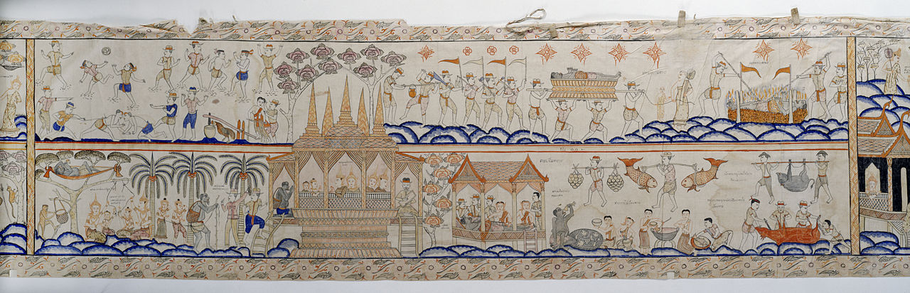 20 Thai_-_Vessantara_Jataka,_Narrative_Scroll_-_Walters_35256_-_View_F.jpg