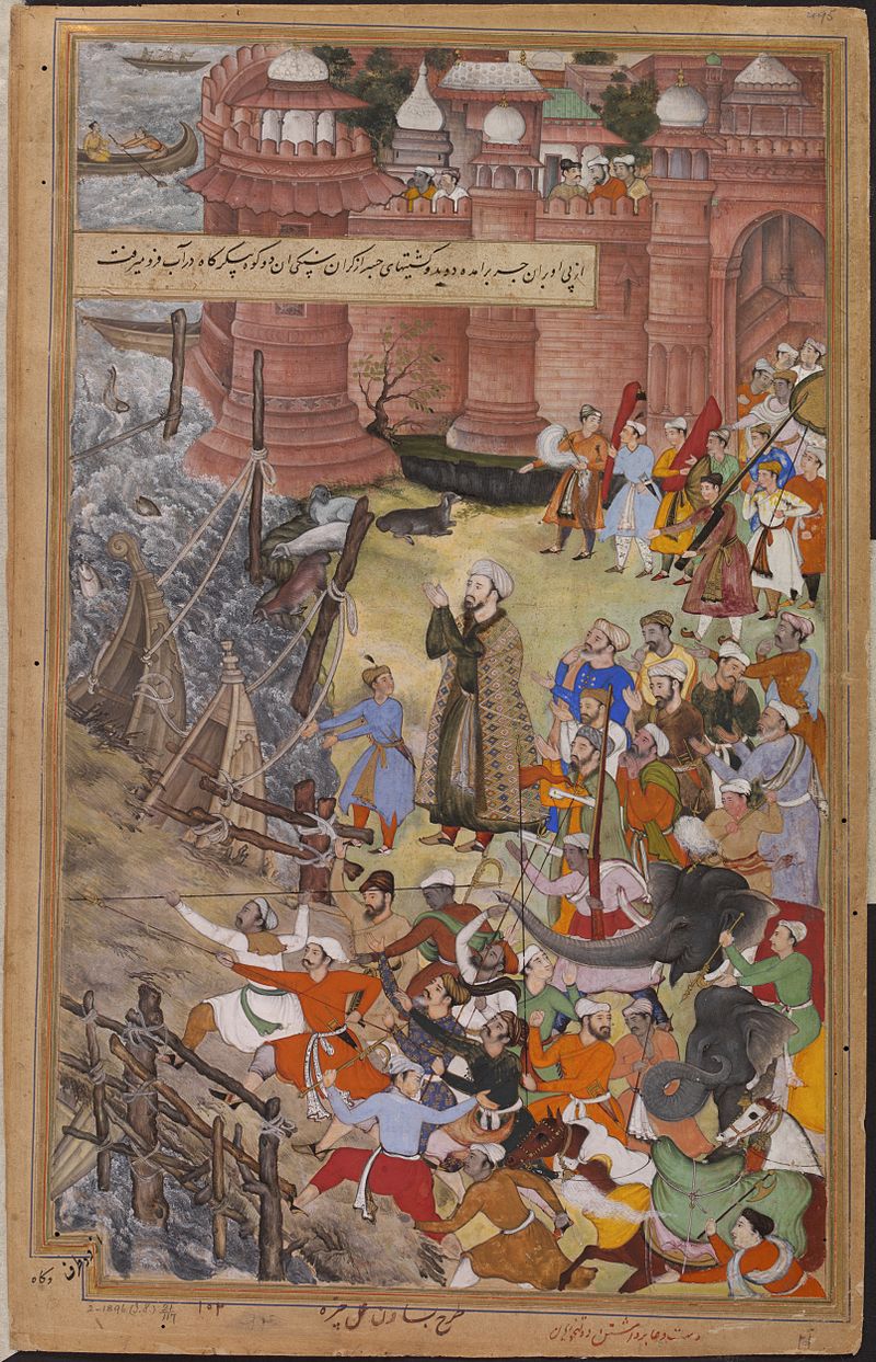 800px-1561-Akbar_riding_the_elephant_Hawa'I_.jpg