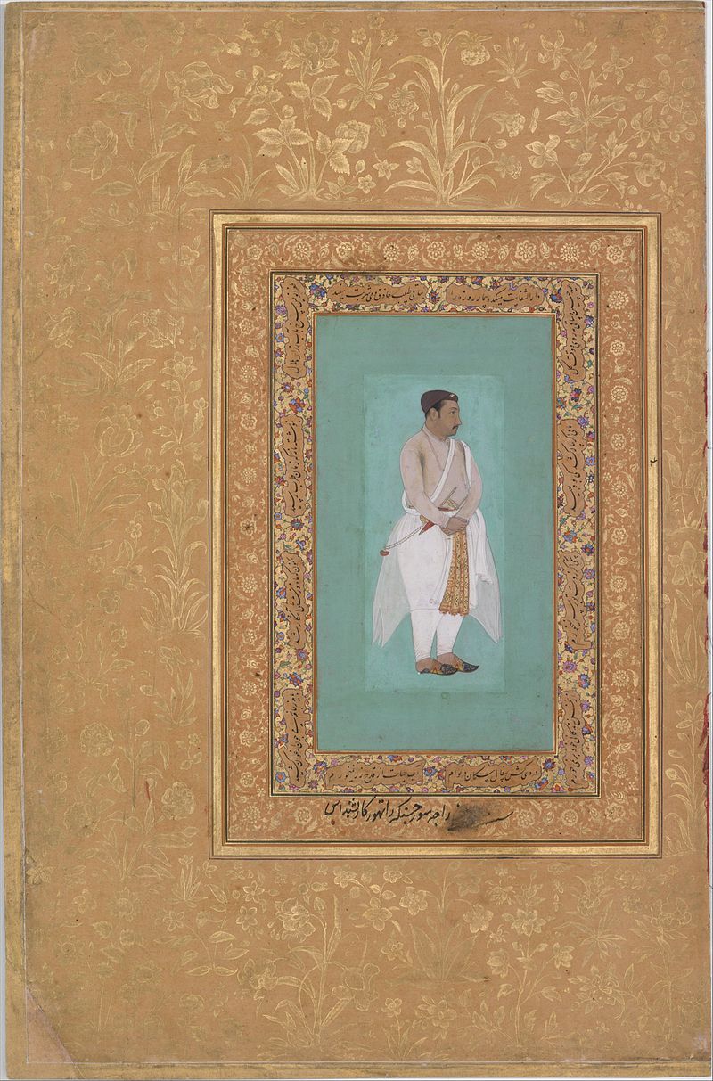 800px-Bishan_Das._Portrait_of_Raja_Suraj_Singh_Rathor,1590_Metropolitan_Museum,_N-Y.jpg