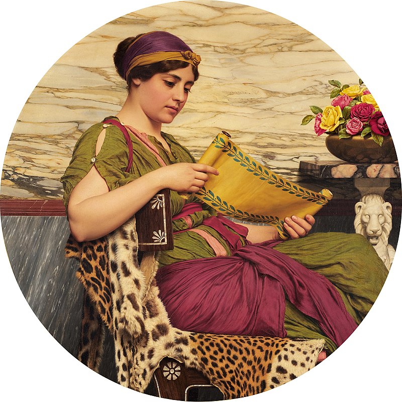 800px-John_William_Godward_-_An_Edition_de_Luxe,_1920.jpg