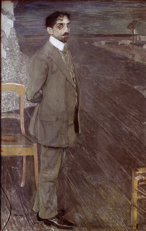 Aleksandr_Jakovlevic_Golovin_-_Portrait_of_Mikhail_Kuzmin_1910_(.jpg