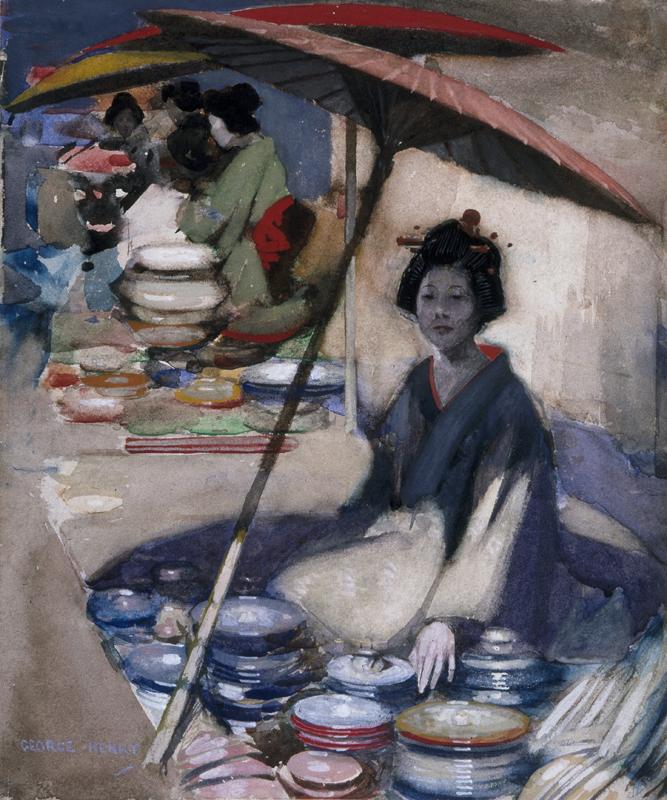 George Henry - A Japanese Pottery Seller.jpg