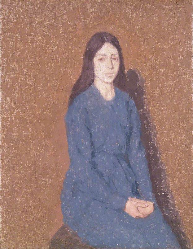 Girl in a Blue Dress , probably 1914–1915.jpg