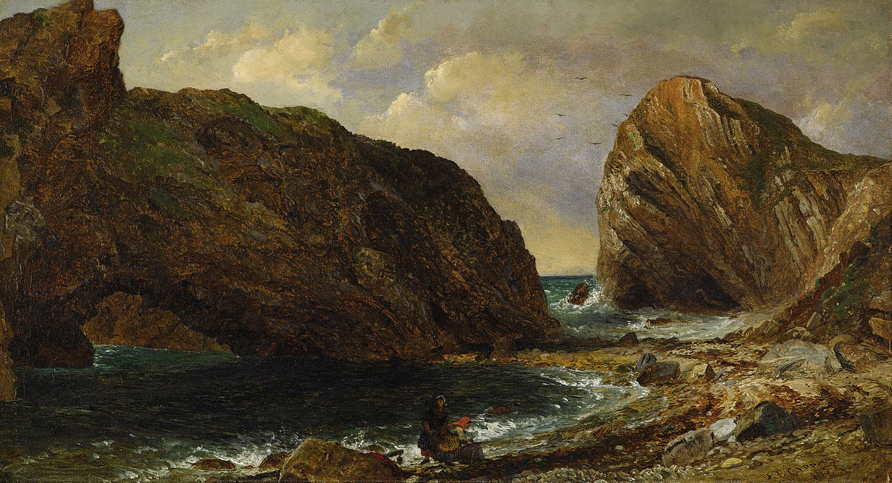 Jasper Francis Cropsey-By_the_Sea_Lulworth-Jasper_Francis_Cropsey-1857.jpg