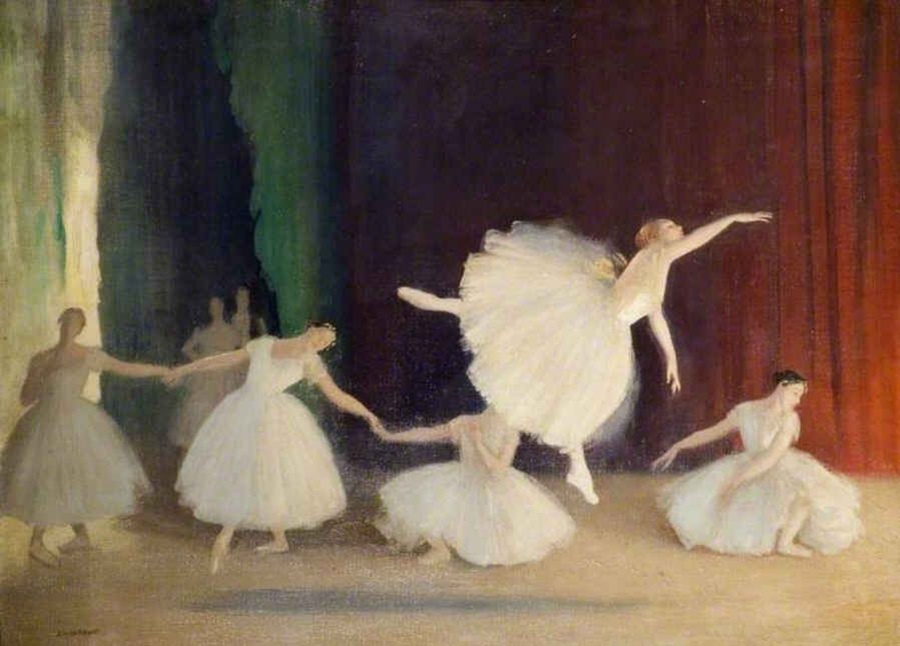 Laura KNIGHT (1877-1970) _ Ballet Dancer - Catherine La Rose (42).jpg