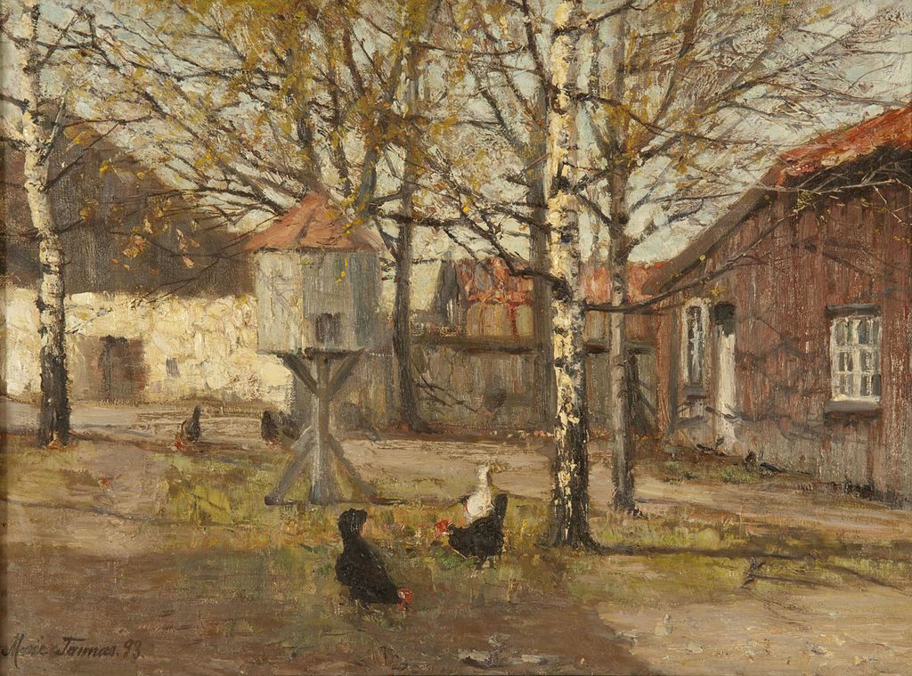Marie_Tannæs_-_Gårdsinteriør_(Vøienvolden)_-_1893_-_Stavanger_kunstmuseum_-_SG.0234 (1).jpg