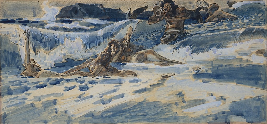 Mikhail_Aleksandrovich_Vrubel_-_Playing_naiads_and_tritons_1896-1898_-_(MeisterDrucke-766109).jpg