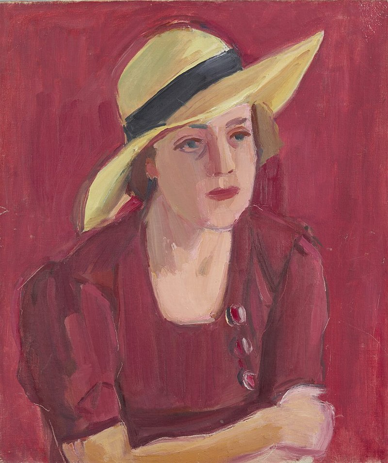 Naine_kollase_kübaraga,_Karl_Pärsimägi,_EKM_j_47140_M_7009.jpg