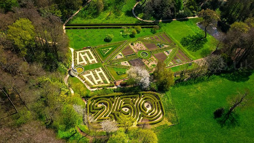 Reason 36 - Rococo Garden Painswick - aerial by Rogue State Media.jpg