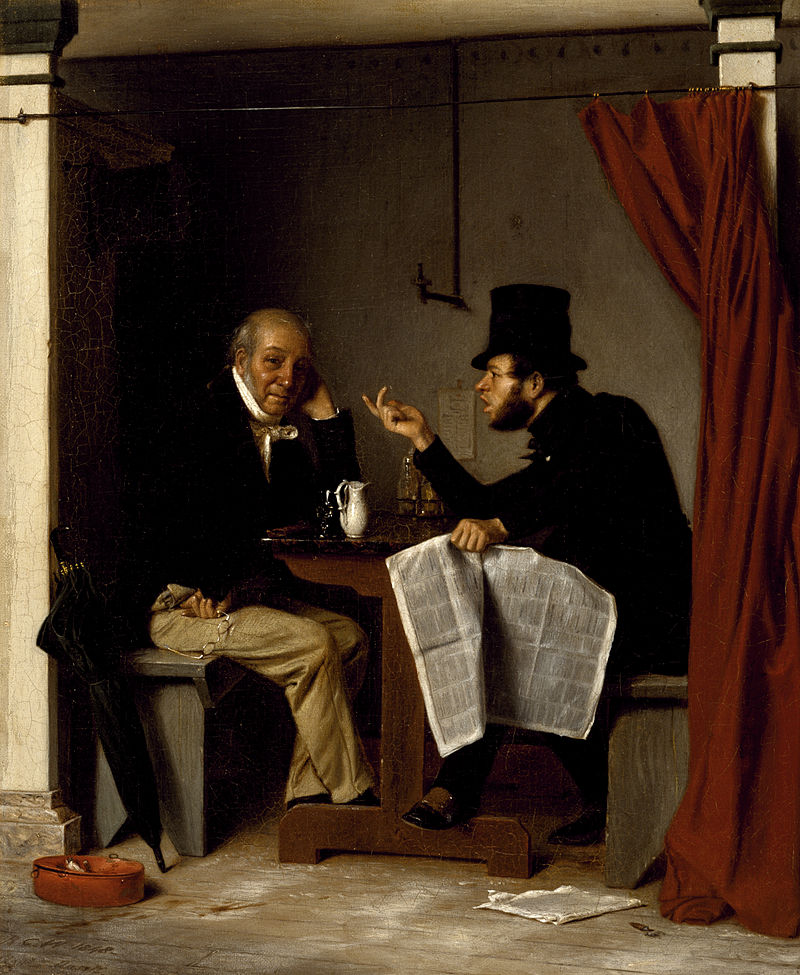 Richard Caton Woodville-Richard_Caton_Woodville_-_Politics_in_an_Oyster_House_-_Walters_371994.jpg