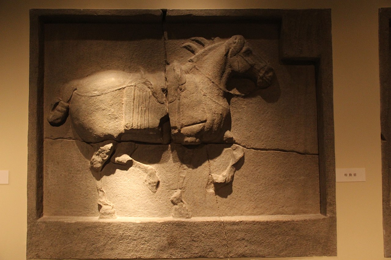 Stone_Relief_Panel_of_Zhaoling-_Battle_Steed_of_Tang_Emperor_Taizong_2.jpg
