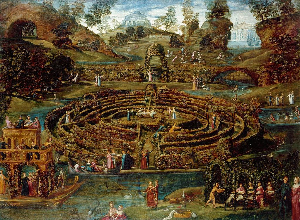 Toeput,_Lodewijck_(Pozzoserrato,_Lodovico)_-_Pleasure_garden_with_a_maze_-_c._1579-84.jpg